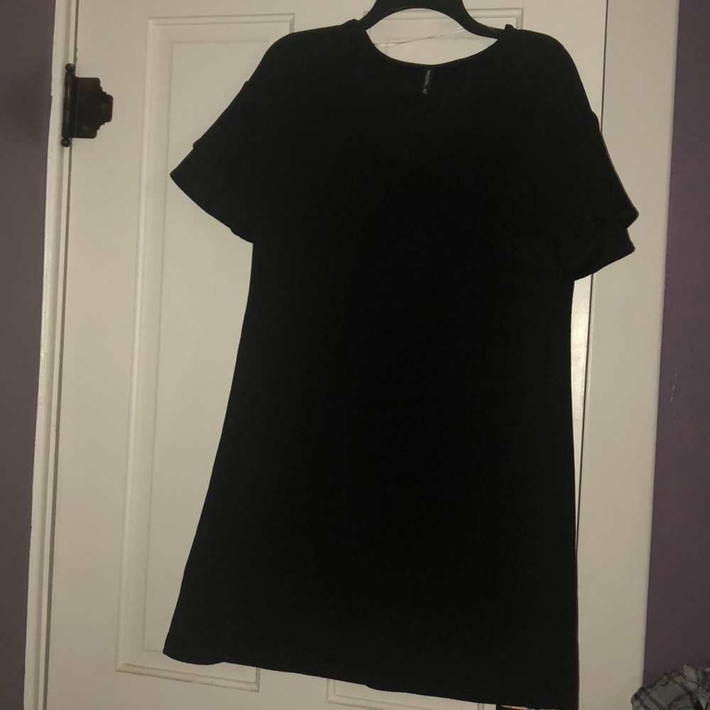 Black knee high formal dress